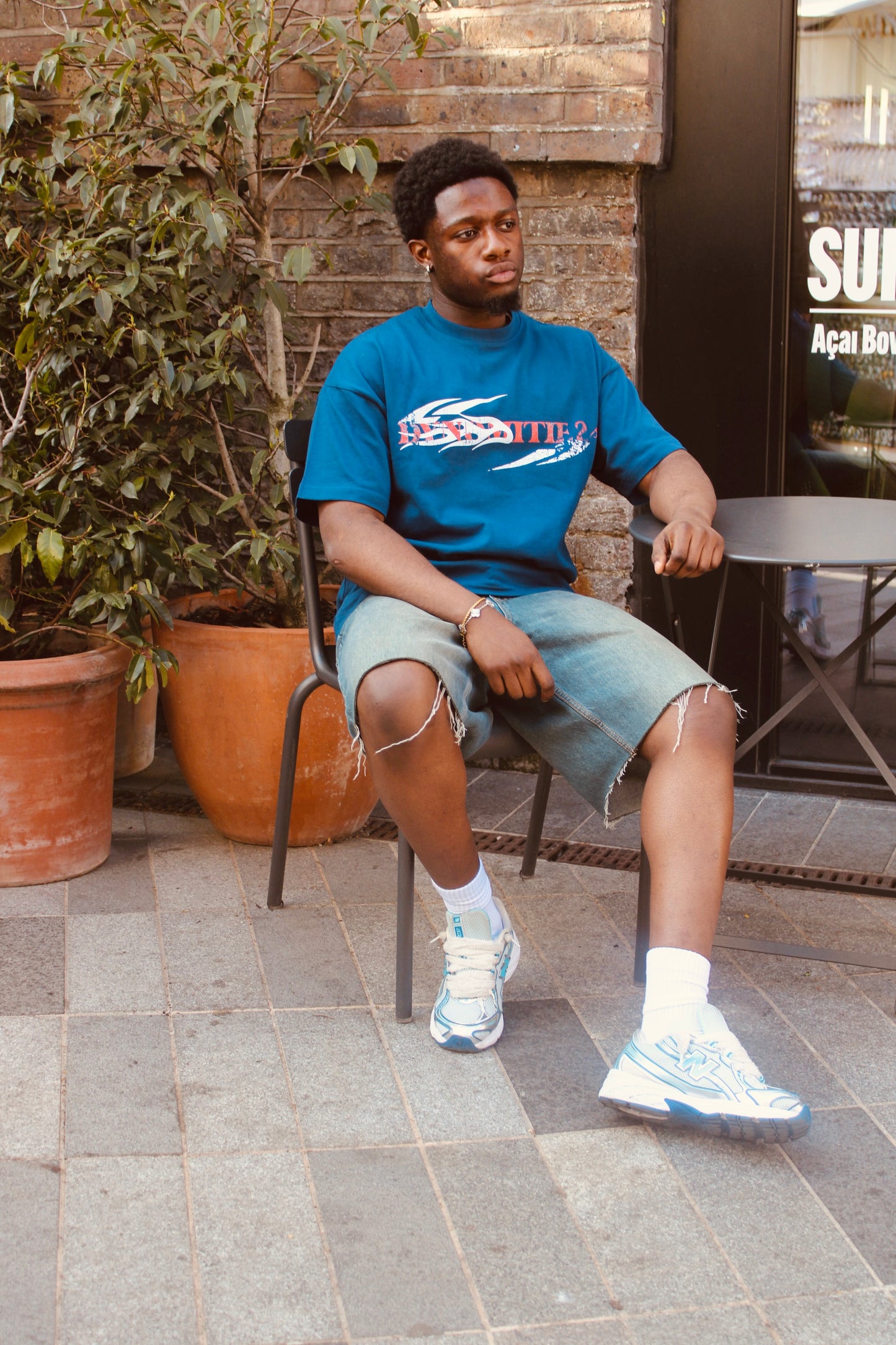 DIRTBIKE TEE - BLUE