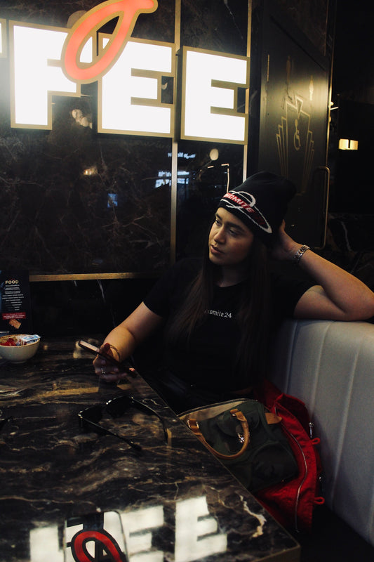 Interstellar Beanie BLK/RED