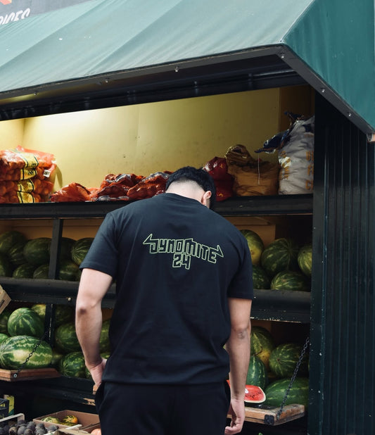 CHAIN LINK T-SHIRT -BLK GREEN