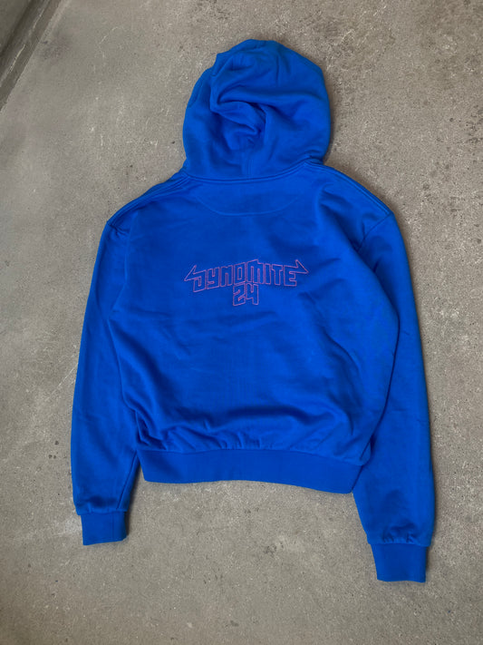 CHAIN LINK HOODIE - BLU PINK