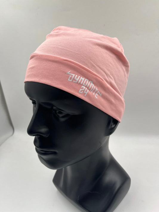 PINK ROCKER LOGO SKULLY