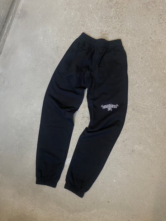 ROCKER SWEATPANTS CUFFED BLK